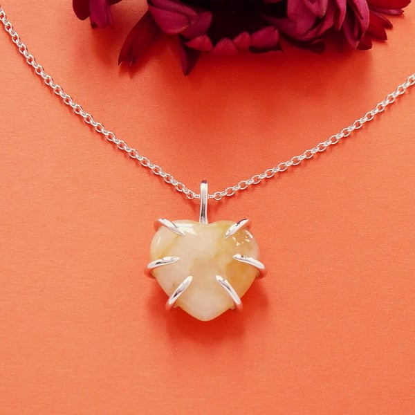 Golden Healer Quartz Love Bug Pendant