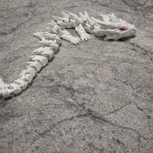 Custom Articulated Dragon – Handmade 3D Printed Fantasy Sculpture