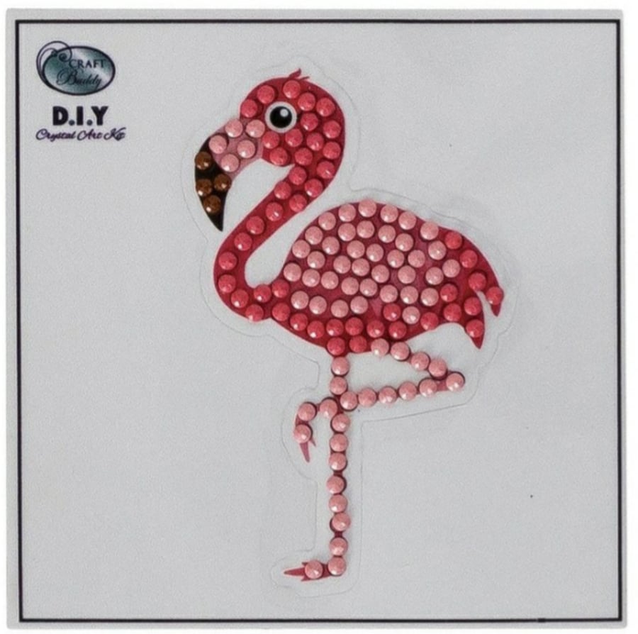 Flamingo craft buddy crystal art sticker