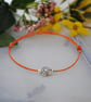 Friendship Bracelet-silver flower - Image 5
