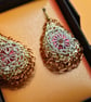 Teardrop drop earrings - Image 2