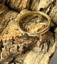 Emerald Gold stacking Ring - Image 8