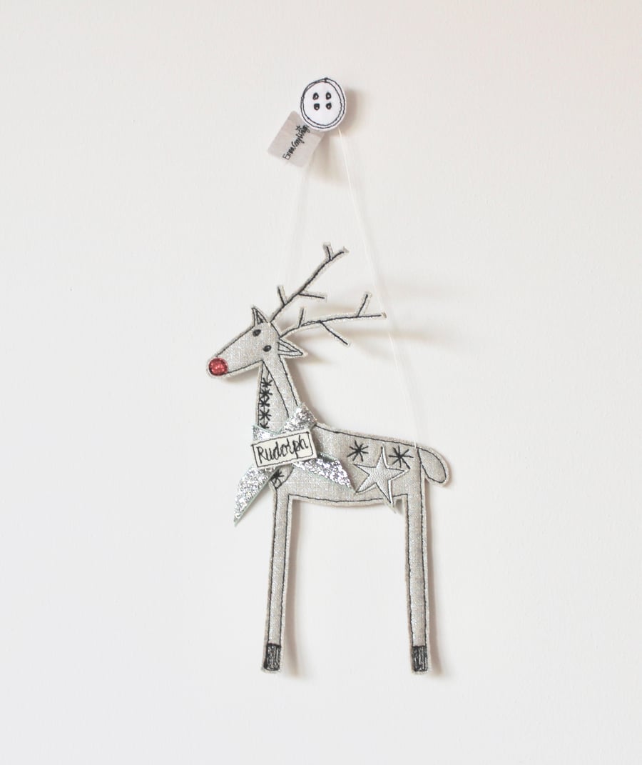 Rudolph the Reindeer - Hanging Decoration