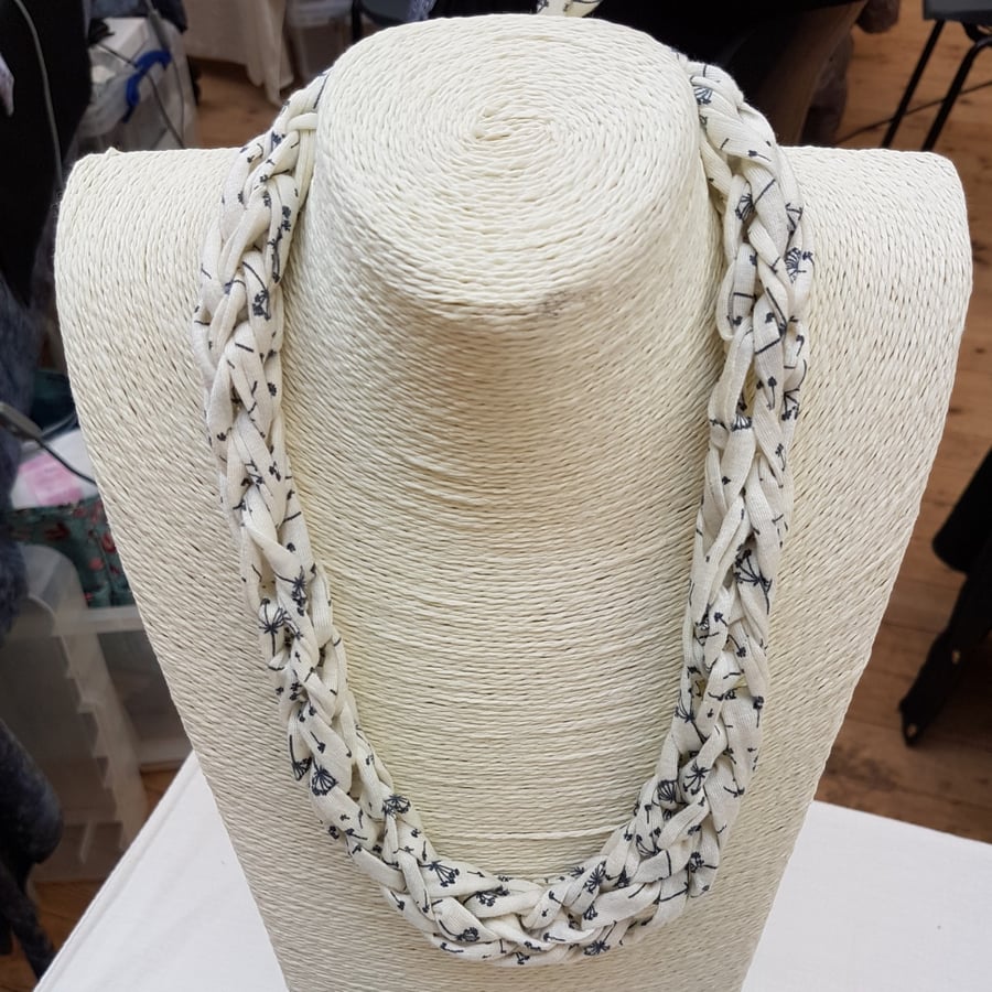 Statement Luxury Cotton Necklace