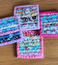 Lovely set of four pretty quilted coasters