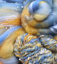 50g Forget Me Not Art Batt for Spinning & Felting - Image 4
