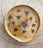 Summer Seconds Handmade Ceramic Amber Bee Spoon Rest