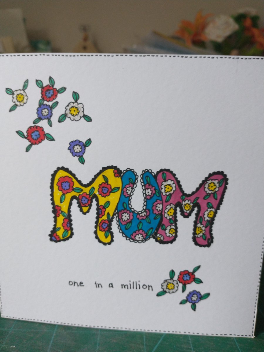 Funky mum card