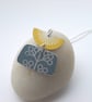 Yellow flower pendant - Image 1