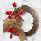 Tulip Spring Door wreath 30cm 