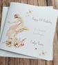 Personalised Birthday Ballerina card,Daughter, Niece, Cousin, sister Any Age - Image 3