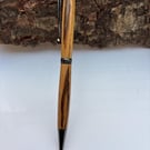 Rare African Exotic Wood Handmade Ballpoint Pens - Zebrano Wood