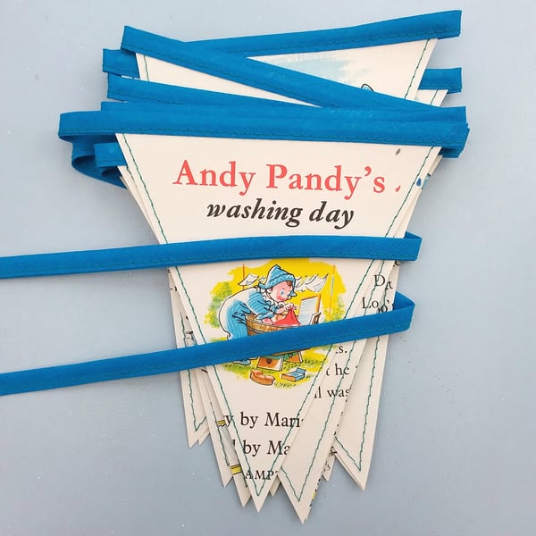 Book bunting - Andy Pandy's washing day