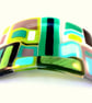 Colour Block Fused Glass Candle Bridge - Image 2