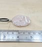 Wire Wrap Rose Quartz tree of life pendant necklace. January birthstone - Image 4