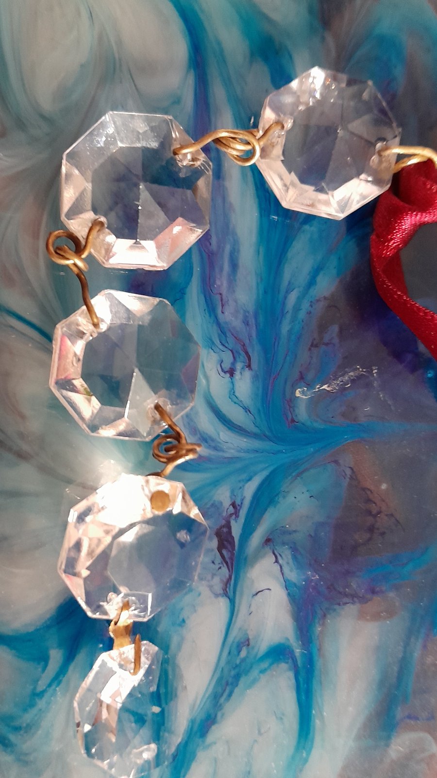 Vintage Chandelier small crystals