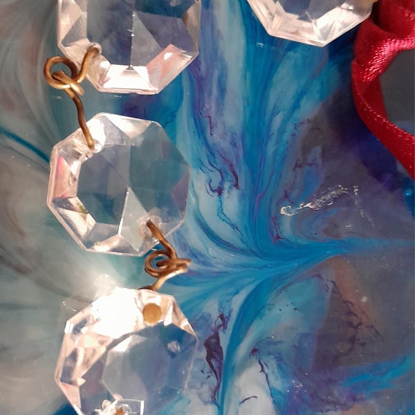 Vintage Chandelier small crystals