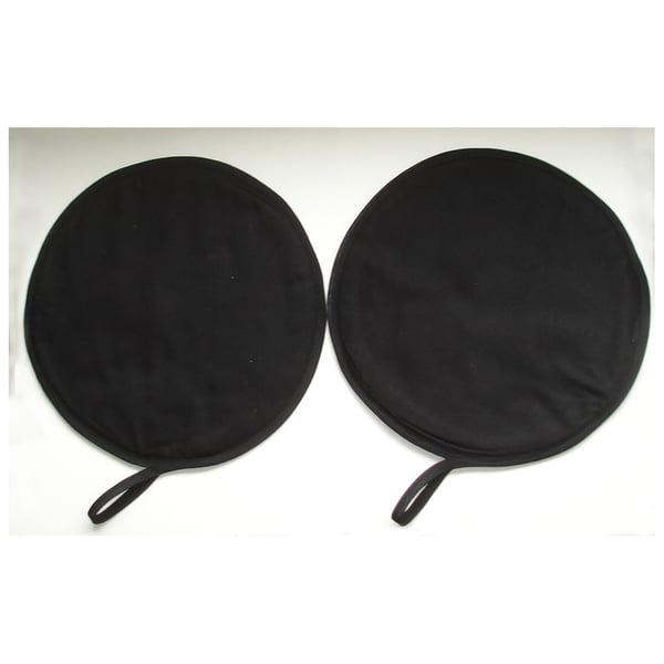 Aga Hob Lid Mats Pads Covers Black Hats Round Surface Saver