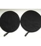 Aga Hob Lid Mats Pads Covers Black Hats Round Surface Saver