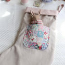 Liberty Patchwork pocket Stocking -pinks