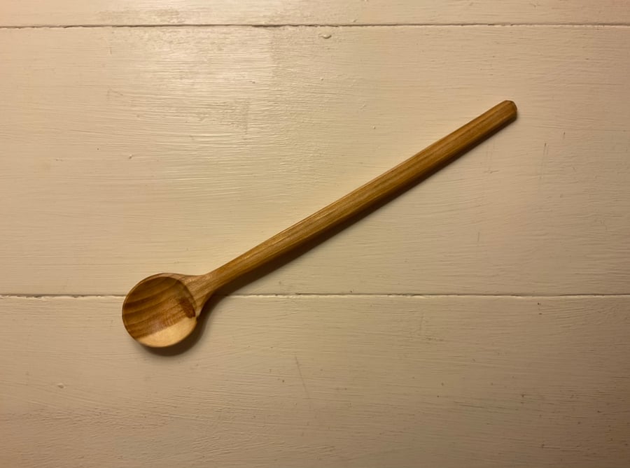 Cherry Wood Long-handled Teaspoon