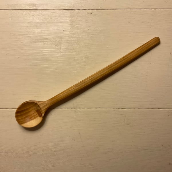Cherry Wood Long-handled Teaspoon