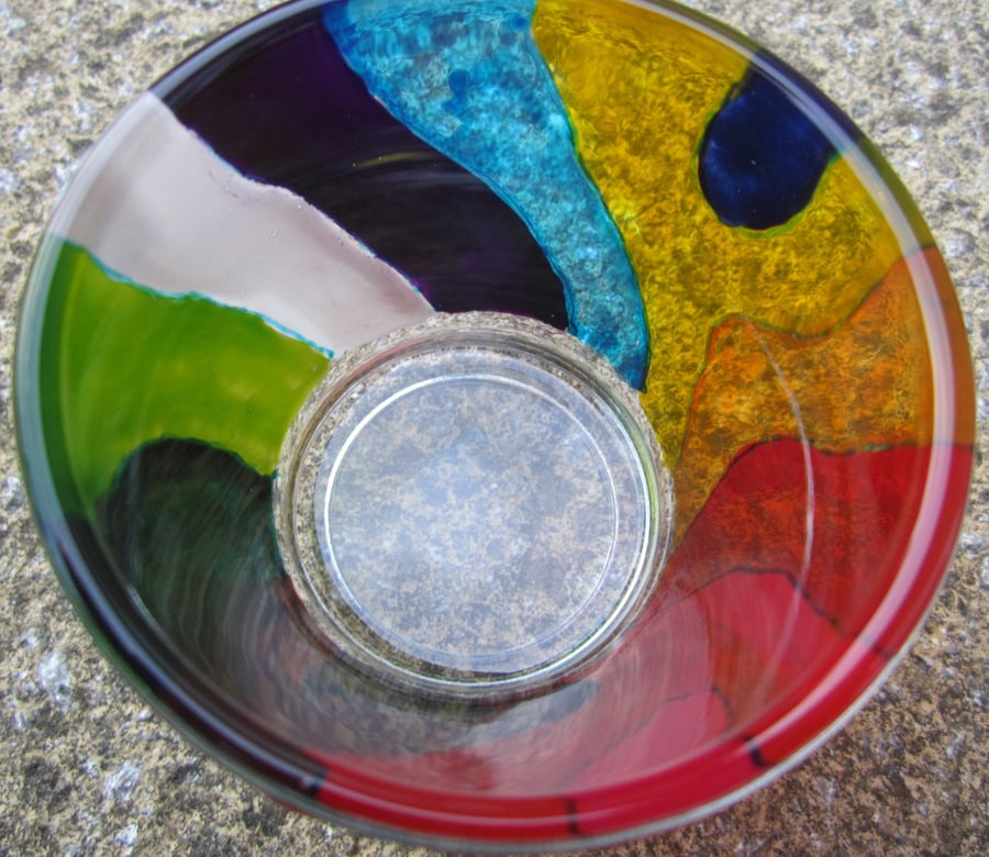 Votive Holder with a myriad of colours