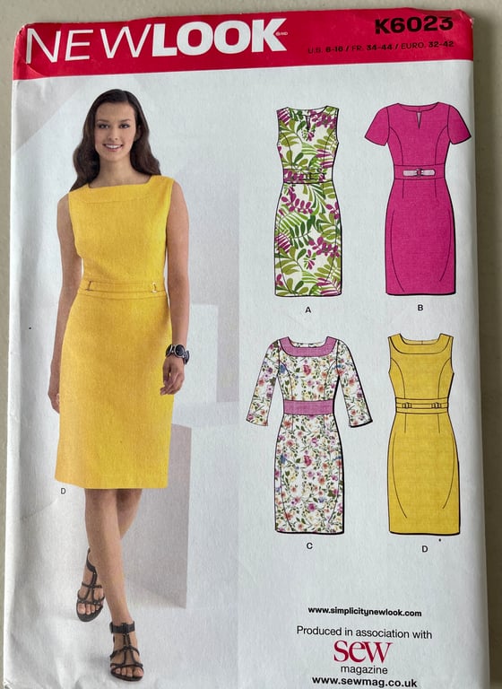 New Look Ladies Dress Pattern K6023 - Uncut