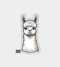 Funny Vinyl Sticker For Adults - Cute Llama 