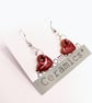 Heart pendant earrings  - Image 2