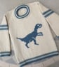 Knitting Pattern for a Velociraptor on a Sweater.  Digital Pattern - Image 5