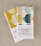 Flower Tea Towel - Twin Pack - Image 3