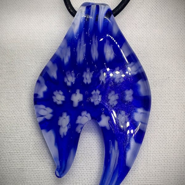 Millefiori Glass Teardrop pendant
