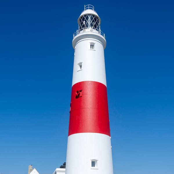 Portland Bill portrait print