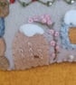 Handmade Felt Embroidered Christmas Cottage - Image 4