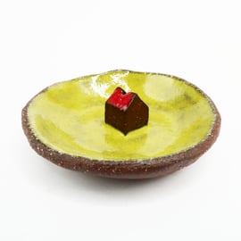 Incense stick holder small, cone dish