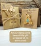 Prostate Cancer Awareness Ribbon Bear Pin, Handmade Cancer Support Gift - Image 5