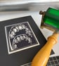 Linocut Print - "Bluebell" - Image 9