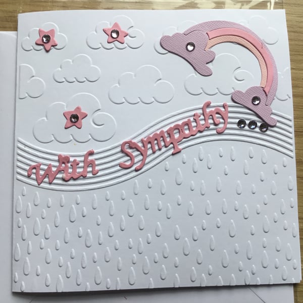 sympathy card. With sympathy card.  Ref 031