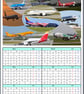 2027 A4 Aeroplanes Year At A Glance Card 