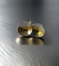 Silver And Gold Stud Earrings - Image 3
