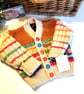 Gender Neutral Hand Knitted Baby Cardigan 6 - 12  months size - Image 7