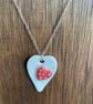 Porcelain sweetheart necklace - Image 1