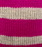 Grey and magenta  handknitted cat - Folksy Christmas 2026 - Image 3