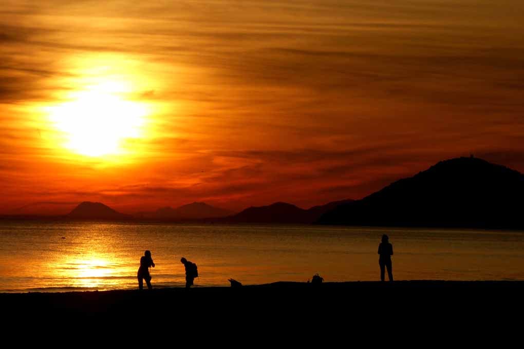 Benidorm Sunset Costa Blanca Spain Photograph Print