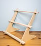 Tall A5 Card Size 3 Tier Display Shelf Stand with Grooves - Image 3