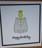 Grumpy Cat Happy Birthday Card - Bird - Image 1