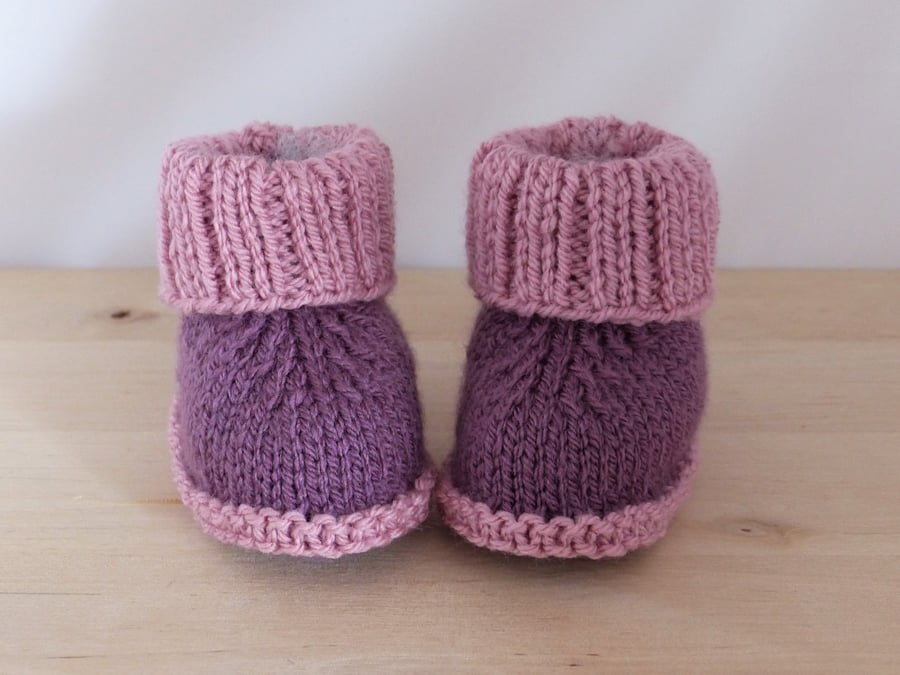 Hand Knitted Booties