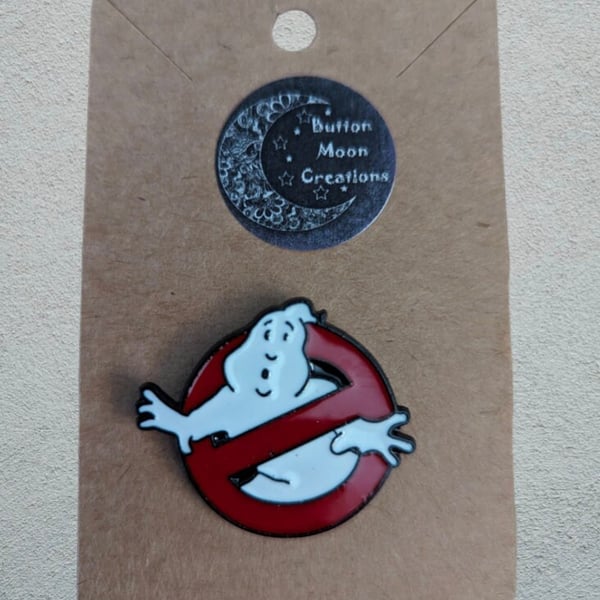 Ghostbusters Pin Badge Brooch Logo Fridge Magnet