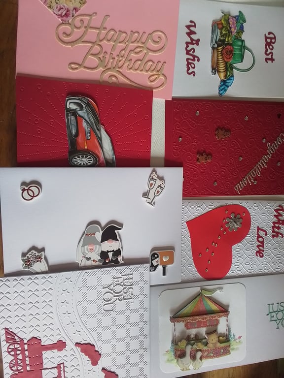Set of 8 cards. Ref 535. Summer seconds 
